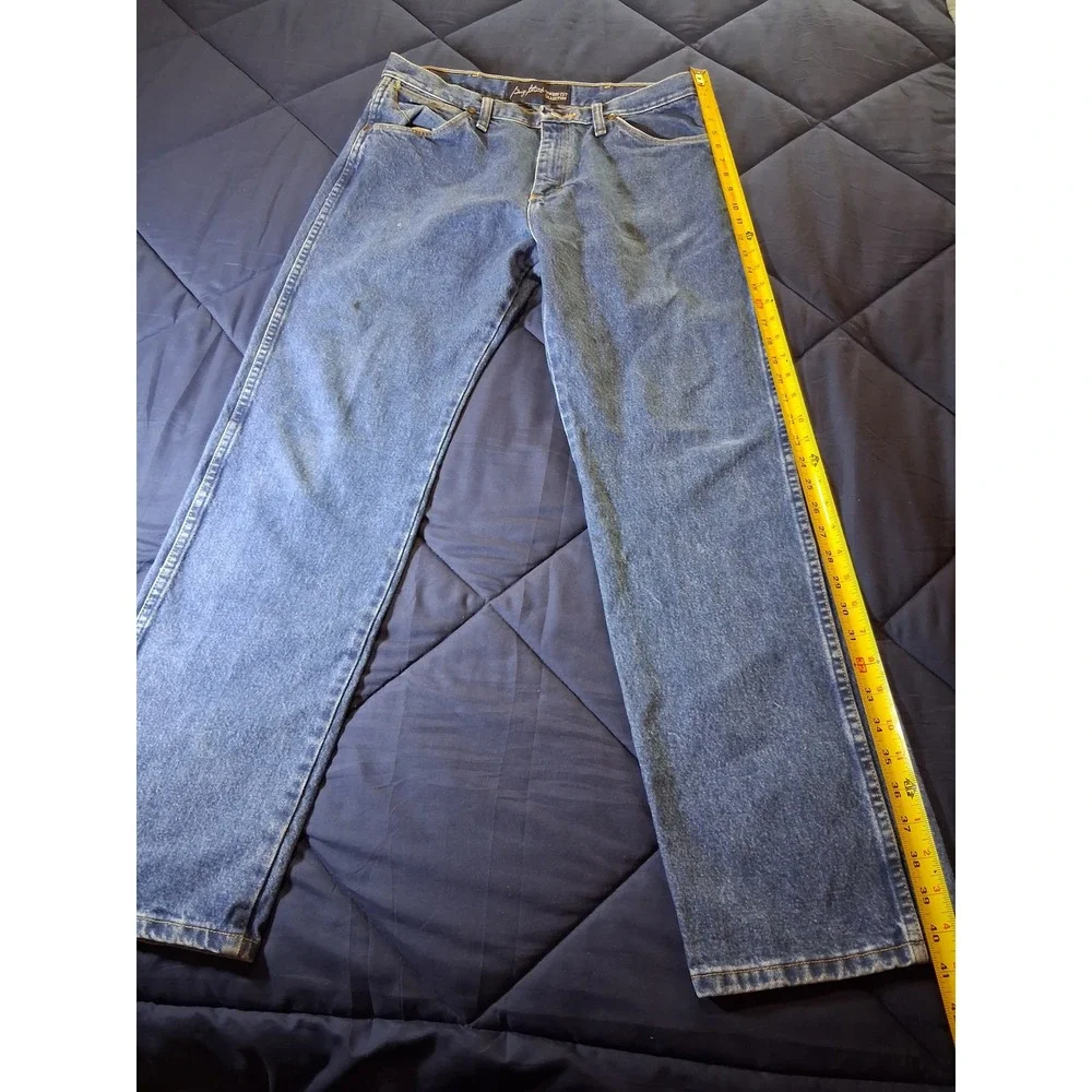 Wrangler George Strait Cowboy Cut Collection Jeans 33x32 Blue Denim 13MGSHD